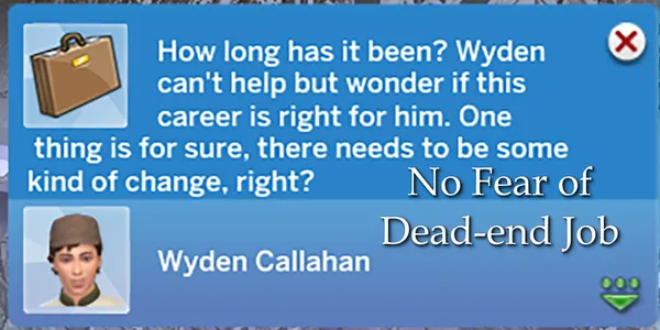 No "Fear of a Dead-end Job"