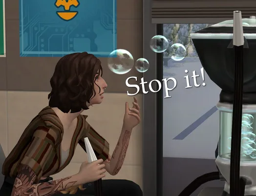 Less Bubble Blower Coughing