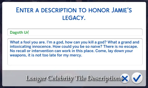 Longer Celebrity Tile Descriptions