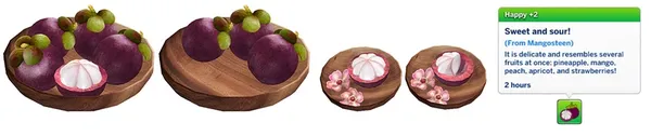 Passion and Dragon Fruits, Mangosteen 