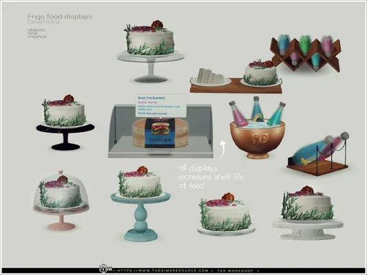 FUNCTIONAL STANDS FOR FOOD AND BOTTLES