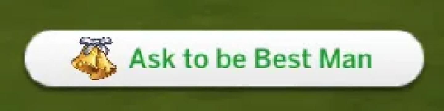 Ask to be Best Man