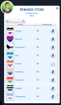 Set Sexuality - Reward Traits