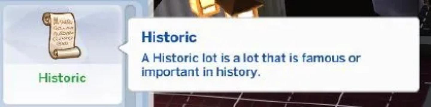 Historic Lot Trait