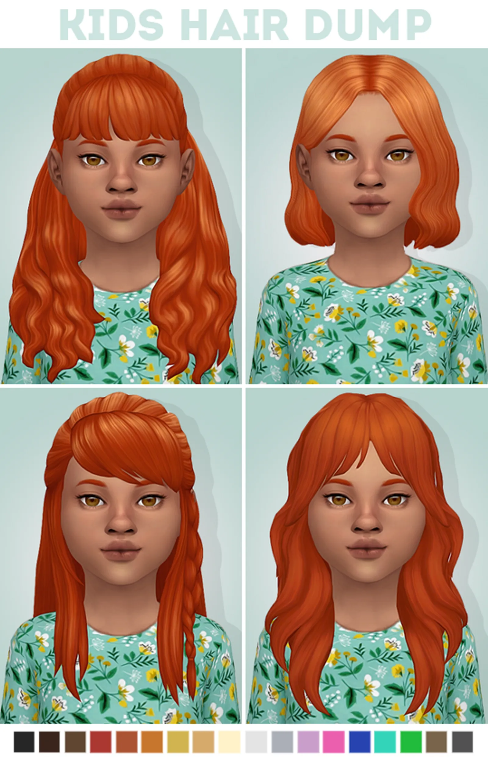 Kids hair dump