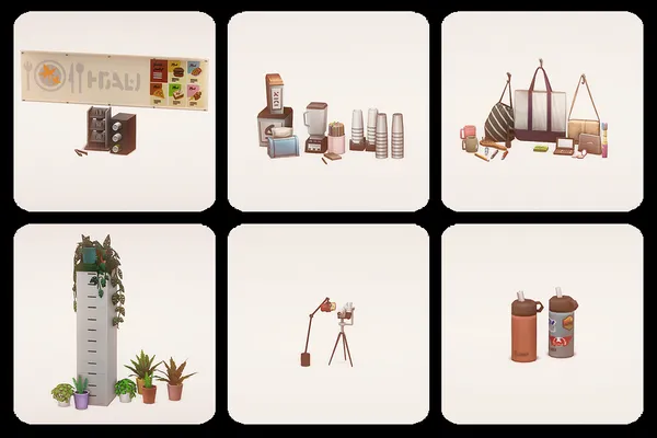 clutter dump pt2; 40 more deco clutter items 📔 