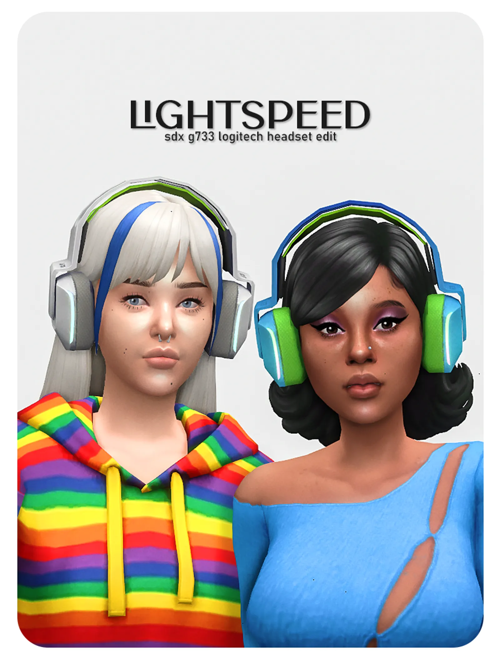 lightspeed; sdx g733 logitech headset edit