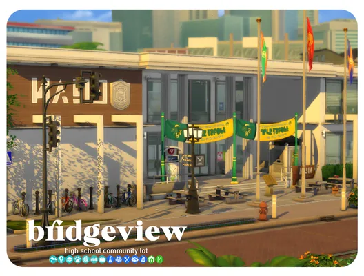 bridgeview high school; community lot