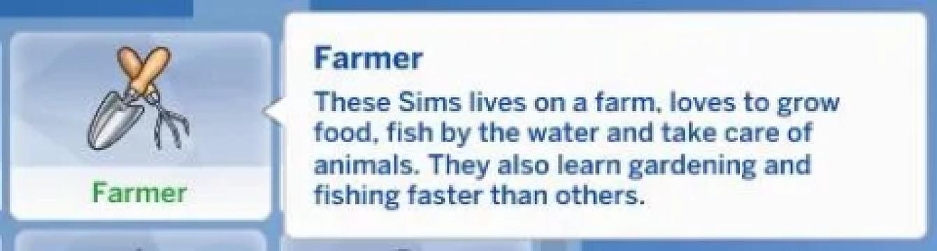 Farmer Trait