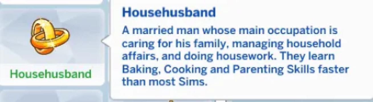Househusband Trait