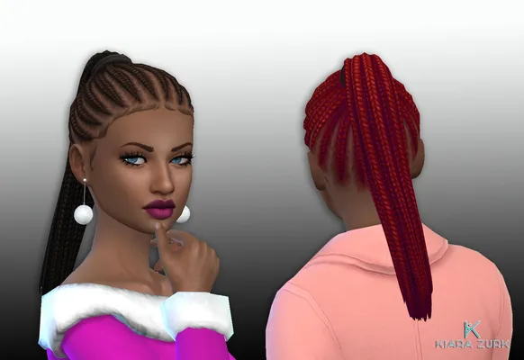 Braided Pony Tail Plain