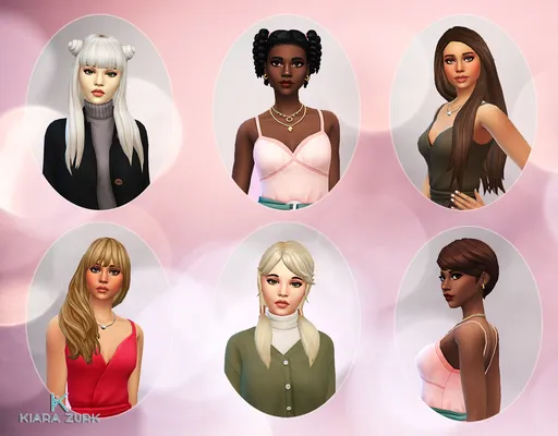 6 Female Hairstyles Color UPDATED 6