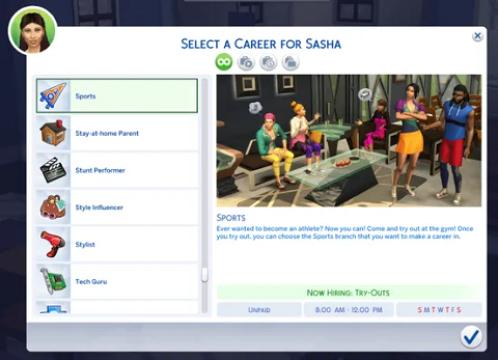 Sports Career