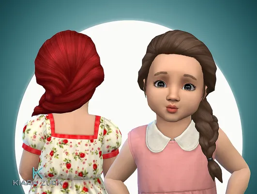 French Braid Over Shoulder for Toddlers