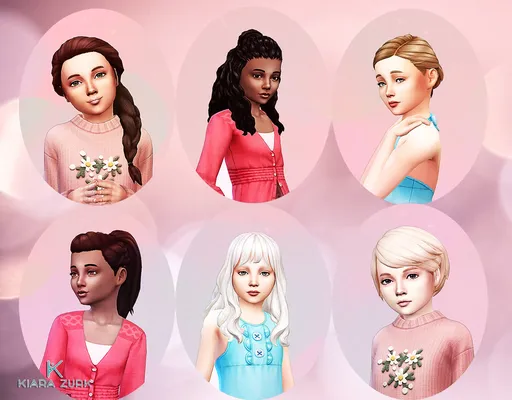 6 Girls Hairstyles Color UPDATED 7