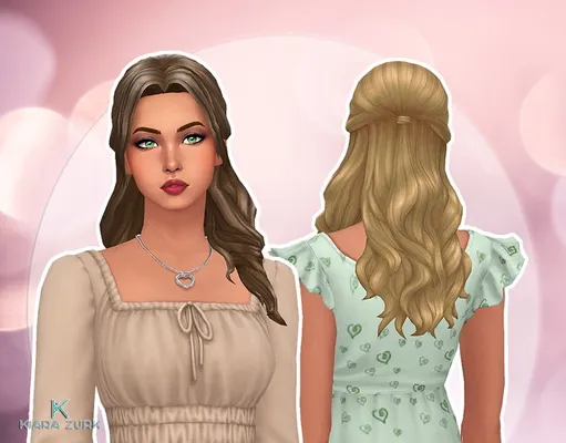 Long Wavy Without Bangs 