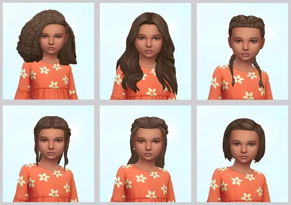 6 Girls Hairstyles Color UPDATED