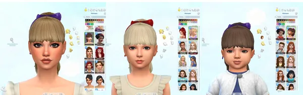 High Ponytail with Bangs UPDATE