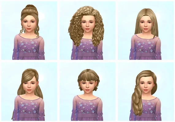 6 Girls Hairstyles Color UPDATED 3