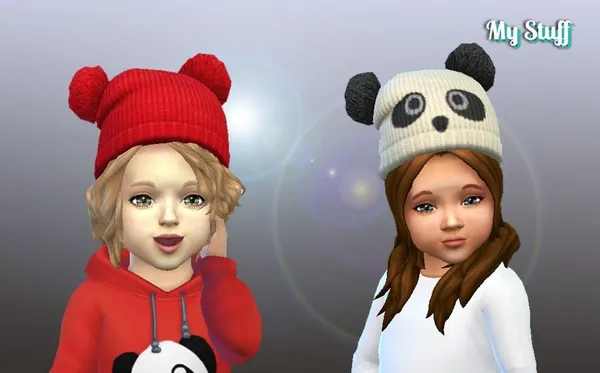 Pumped Up Pom Pom Hat for Toddlers