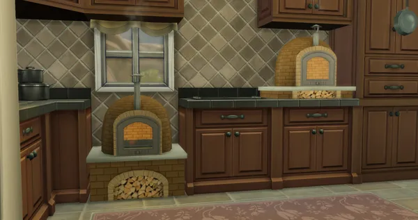 Rustic clay oven