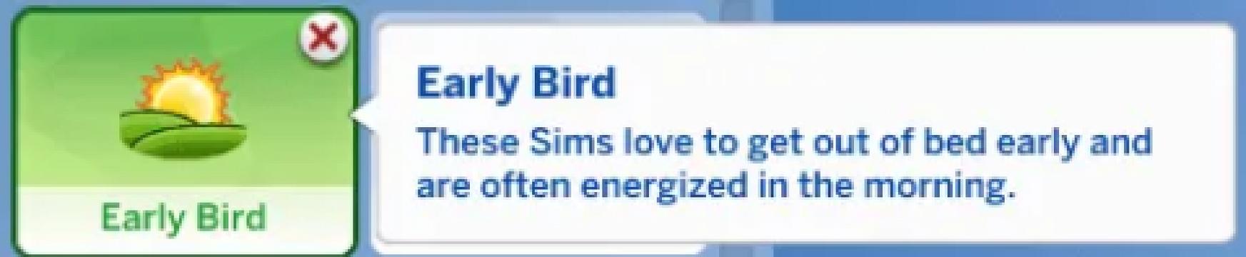 Early Bird Trait