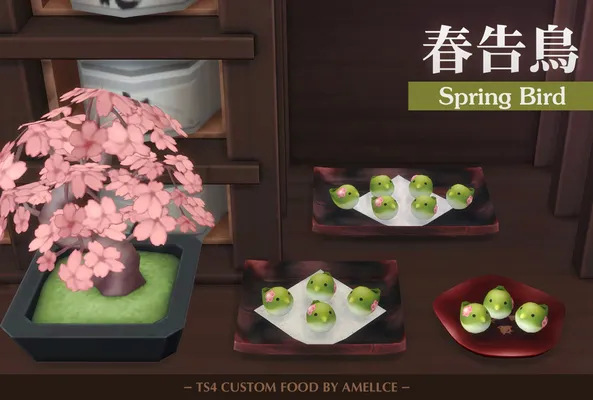 [Recipe] Spring Bird Nerikiri