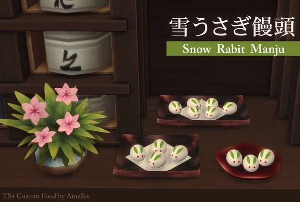 [Recipe] Snow Rabbit Manju