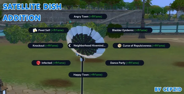 Satellite Dish Addition Mods