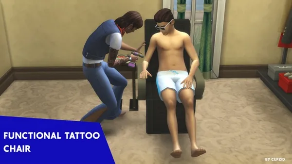 Functional Tattoo Chair (Requested) 