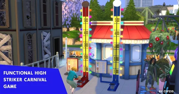 Functional High Striker Carnival Game
