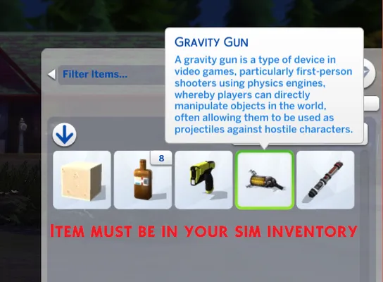 Functional Gravity Gun 