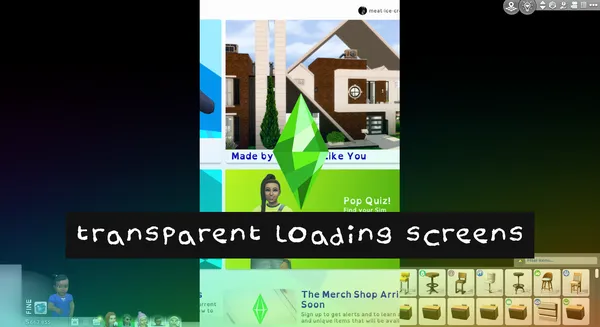 Transparent Loading Screens! [13 options, mainly pride flags!]