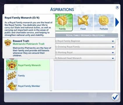 Royal Family Monarch Aspiration