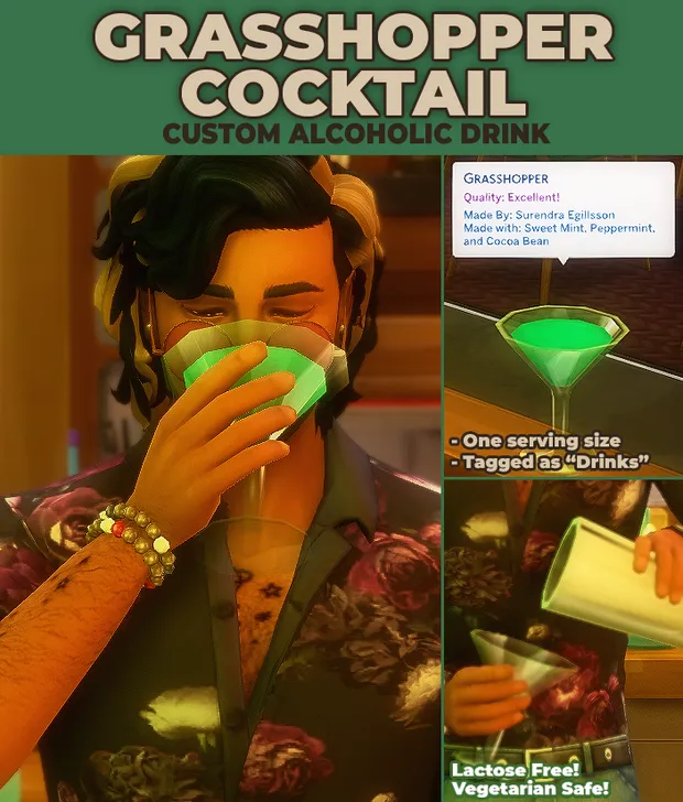 Grasshopper - New Custom Drink Recipe